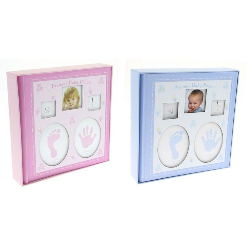 Album foto Baby personalizabil, 200 poze, 10x15, amprente bebelus, cutie Roz - imagine 12